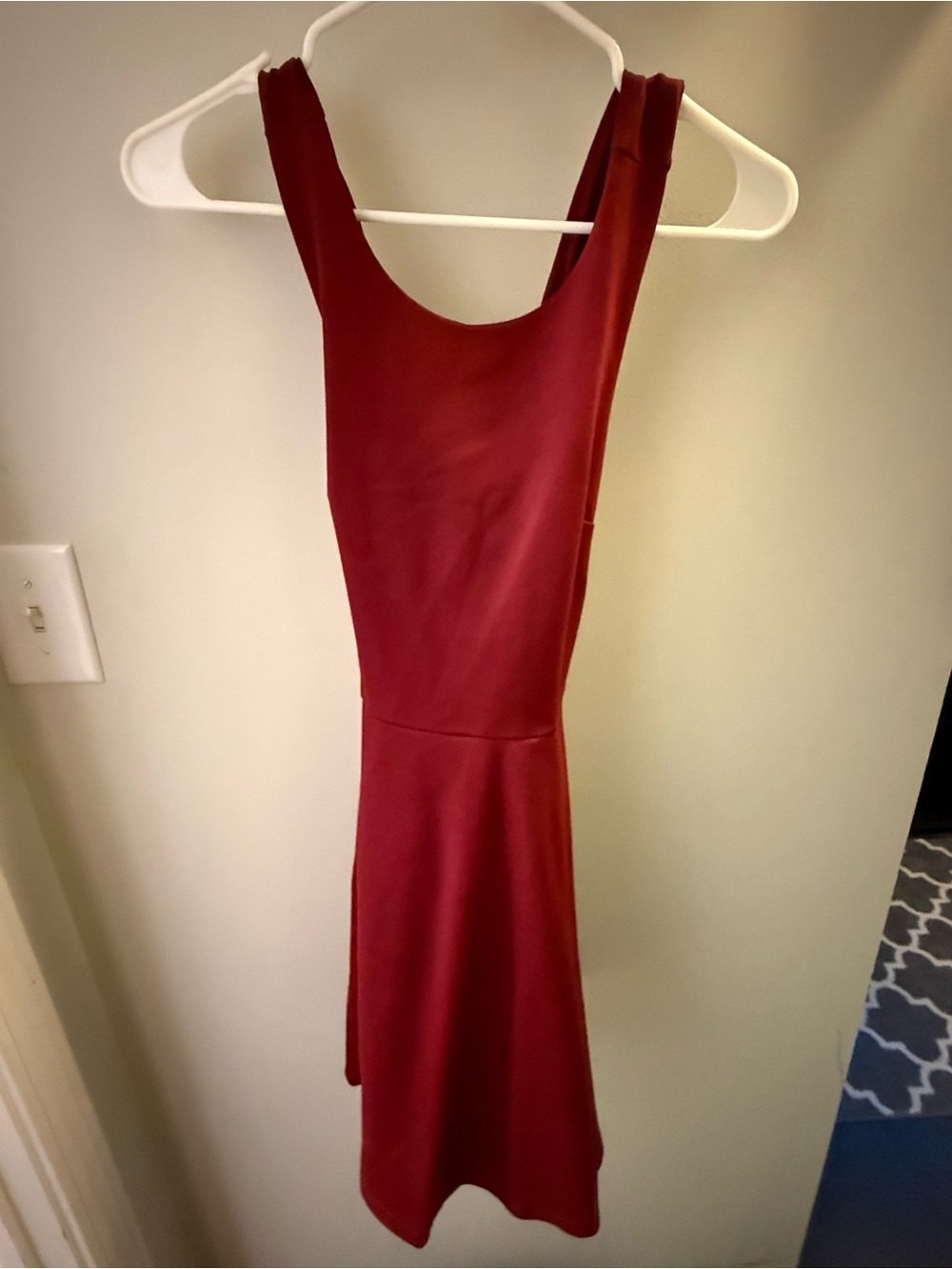 Francesca's Collections Sleeveless Wine Midi Dress
